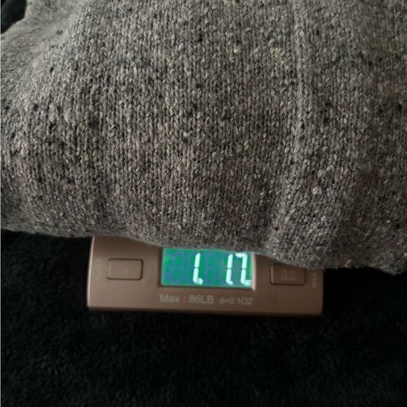 Athleta Wool Blend Long Line Open Cardigan Sweater SZ Small Gray Pockets Capsule - Picture 7 of 7